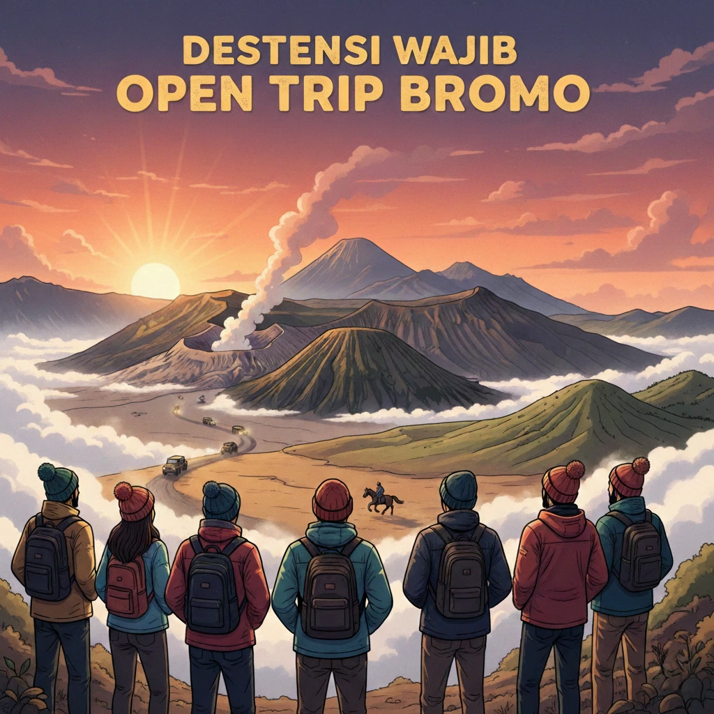 Destinasi Wajib dalam Paket Open Trip Bromo