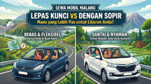 Sewa Mobil Malang Lepas Kunci vs Dengan Sopir, Mana yang Lebih Pas untuk Liburan Anda